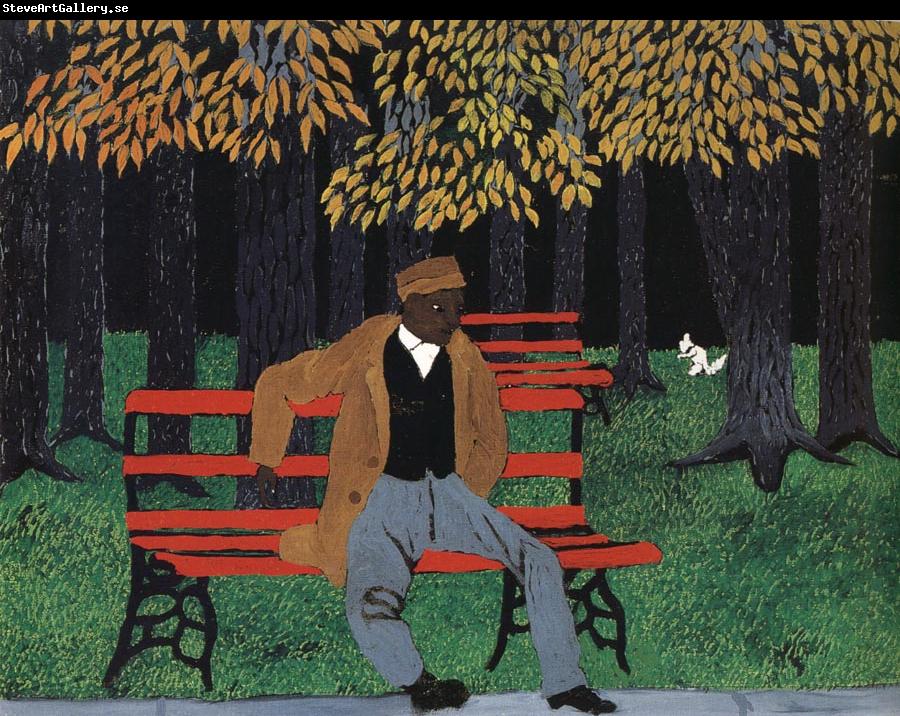 Horace pippin Man on a Bench